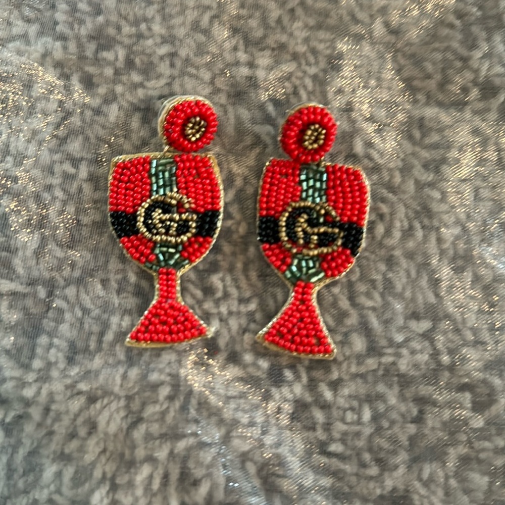 Cute beaded earrings